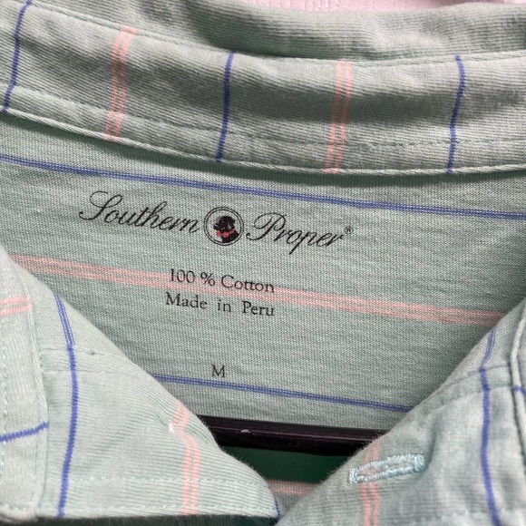 Southern proper polo shirt sz med - Picture 3 of 3